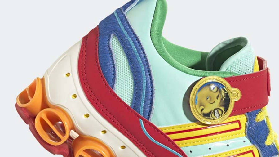 Kerwin Frost x adidas Microbounce Strap Multicolour Closeup