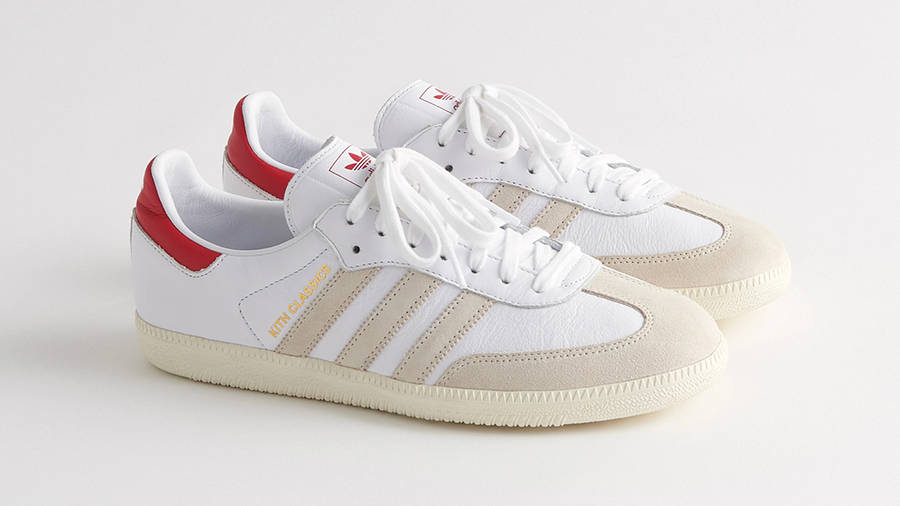Kith x adidas Samba White Red Where To Buy undefined The Sole