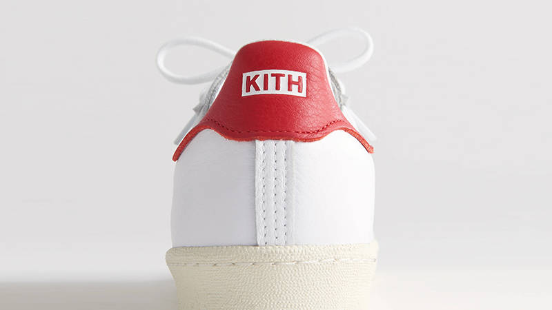 Kith x adidas Superstar White Red Back