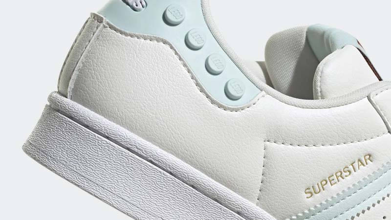 LEGO x adidas Superstar White Ice Mint Where To Buy GX7206