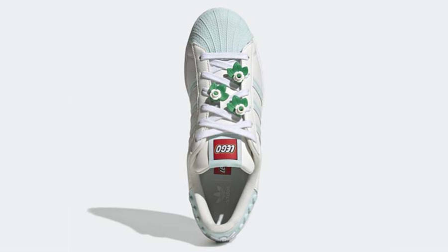 LEGO x adidas Superstar White Ice Mint Middle