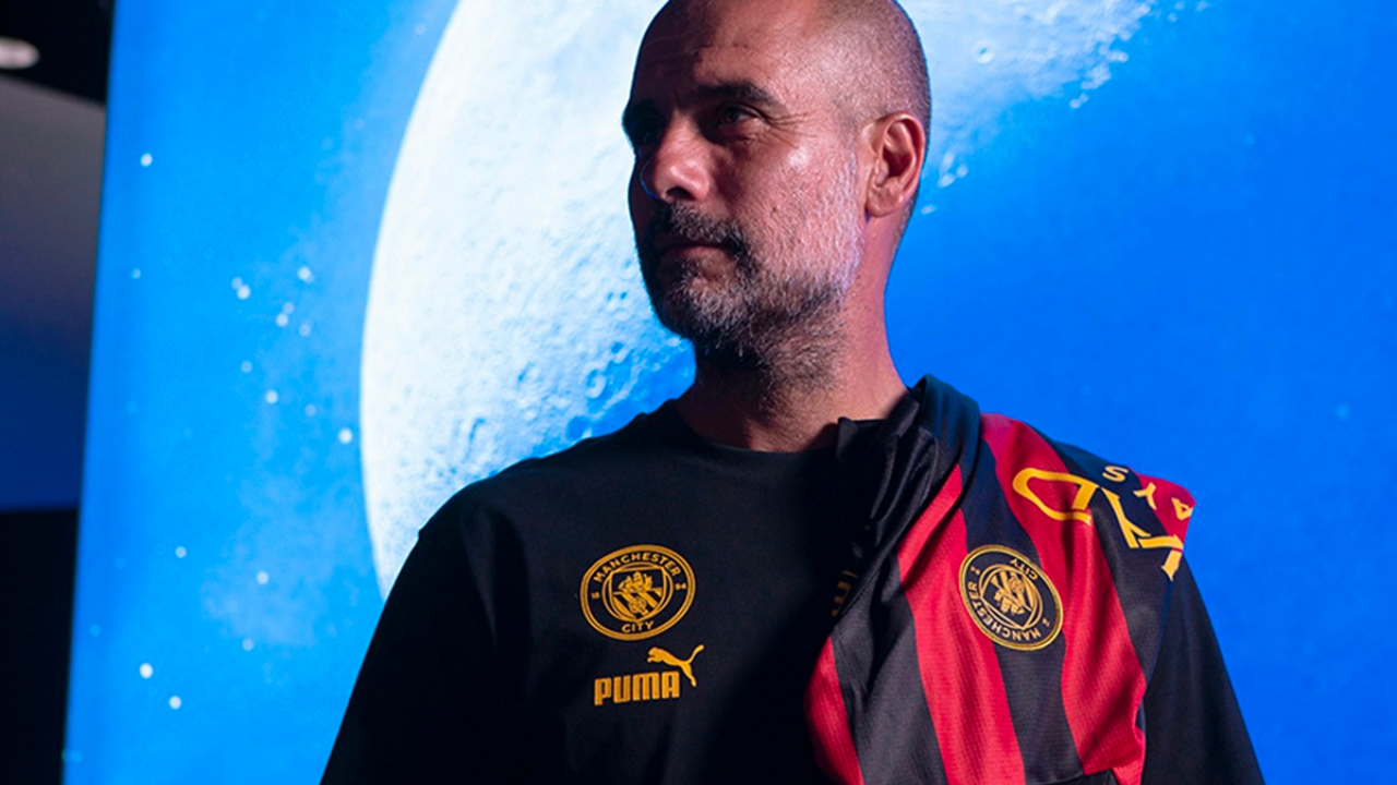 Manchester City Debuts Its Red and Black 2022/23 Away Kit