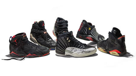 Michael Jordan's Six Championship-Winning Pairs Will Be Displayed for the First Time Ever Michael Jordan's Six Championship-Winning Pairs Will Be Displayed for the First Time Ever