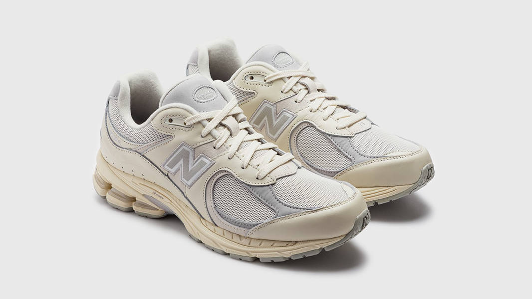 New Balance 2002R White Raw Cashew Side