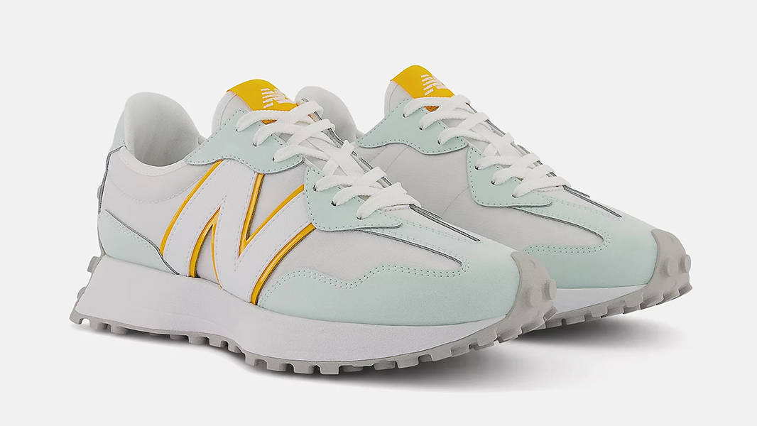 New Balance 327 Fog Light Surf WS327FM Side