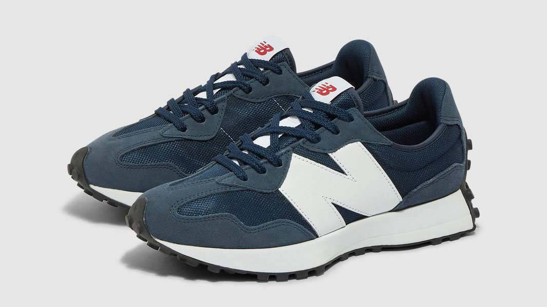 New Balance 327 Natural Indigo White Front
