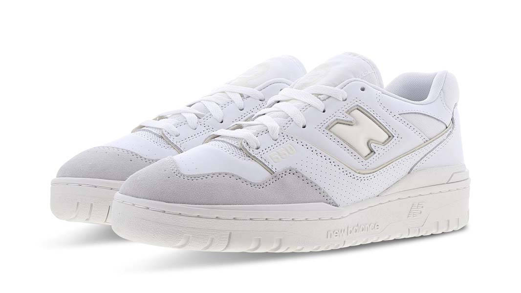 New Balance 550 White Rain Cloud Front