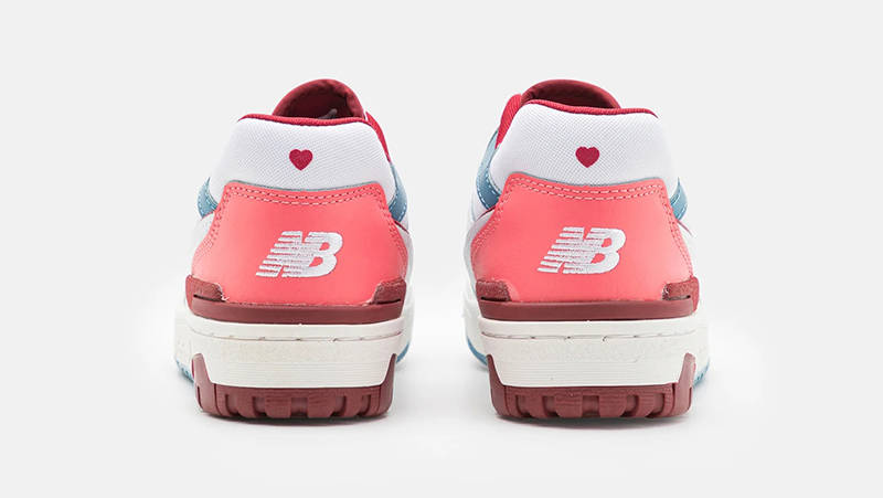 New Balance 550 White Red Blue Back