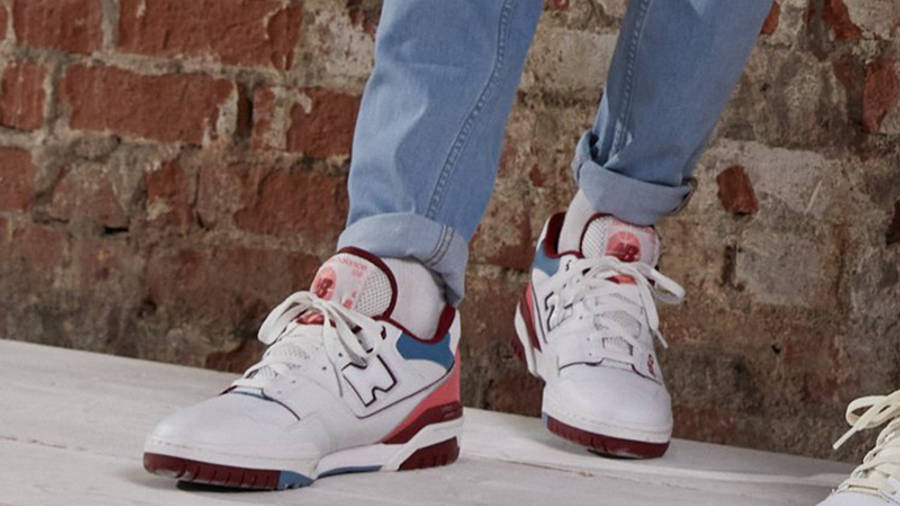 New Balance 550 White Red Blue Front