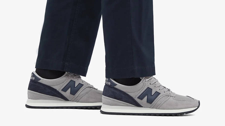 New Balance 730 Made In England Grey M730GGN on feet