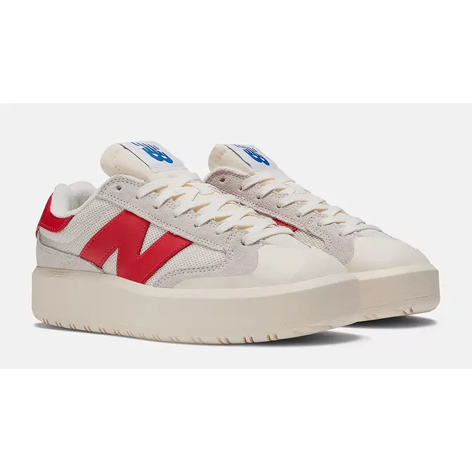 New Balance CT302 White Red CT302RD Side