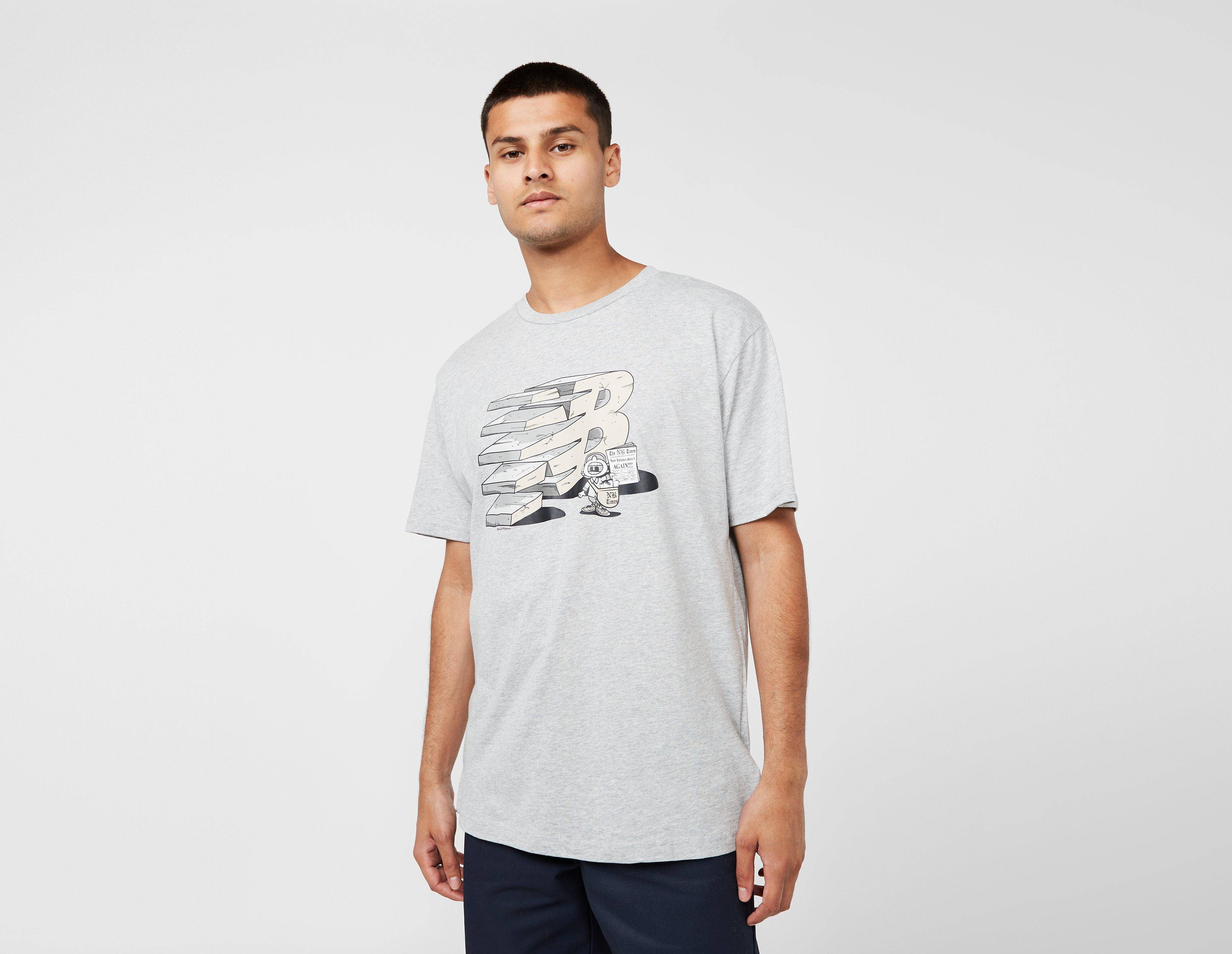 New Balance Essentials Monumental Graphic T-Shirt - Grey | The Sole ...