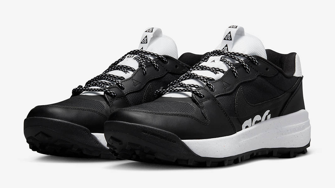 Nike ACG Lowcate Black White DX2256-001 Side