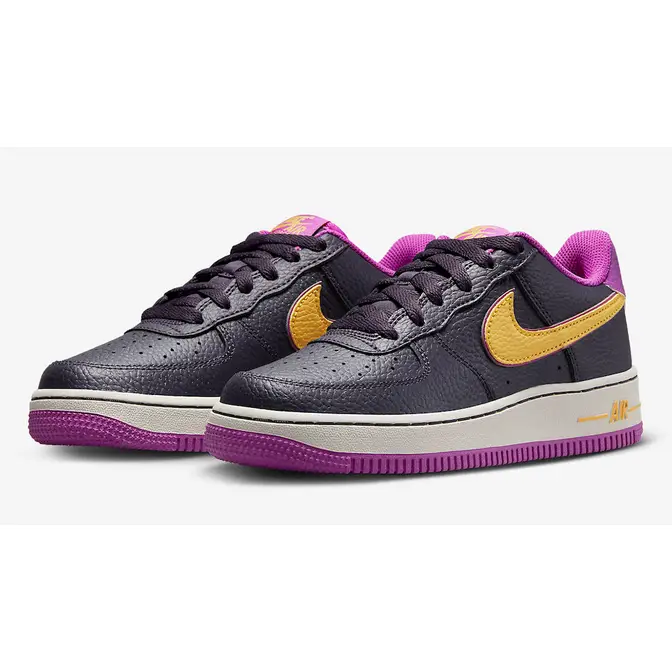 Nike Air Force 1 Low Lakers Alternate (GS) Raffles and Release Date