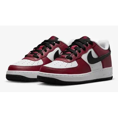 Nike air force 1 lv8 sale red white black