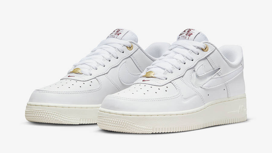 Nike Air Force 1 Low Jewel Double Swoosh White DZ5616-100 Side
