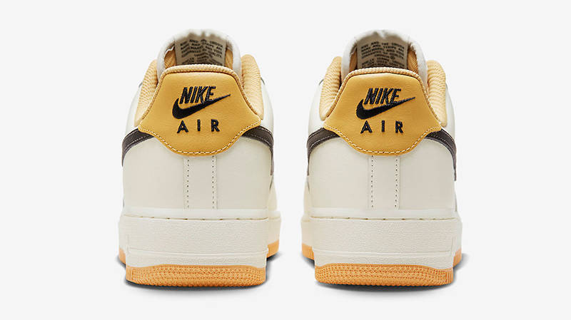 Nike Air Force 1 Low Sail Tan Black FD9063-101 Back
