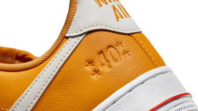 Nike Air Force 1 Low Since 82 Golden Orange DQ7582-700 Detail 2