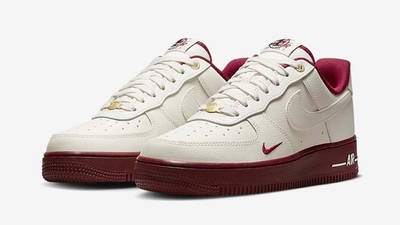 Nike Air Force 1 Low Since 82 White Burgundy Front