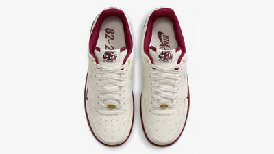 Nike Air Force 1 Low Since 82 White Burgundy Middle