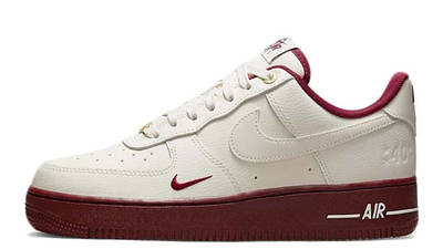 Nike Air Force 1 Low Since 82 White Burgundy