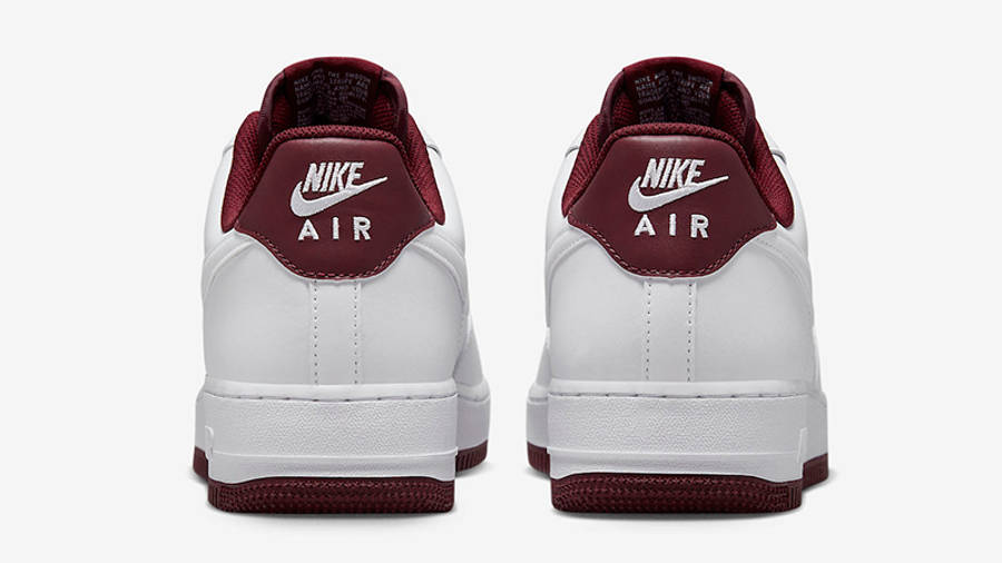 Nike Air Force 1 Low White Dark Beetroot DH7561-106 Back