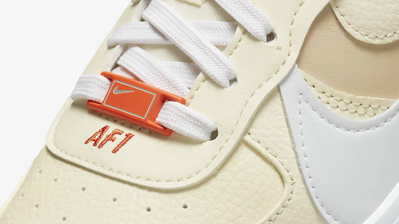 Nike Air Force 1 PLT.AF.ORM Coconut Cream DZ2755-121 Detail