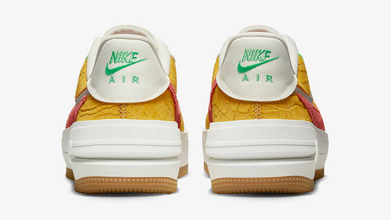 Nike Air Force 1 PLT.AF.ORM Yellow Magic Ember DX3209-133 Back
