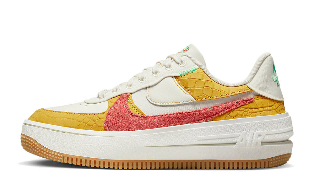 Nike Air Force 1 PLT.AF.ORM Yellow Croc