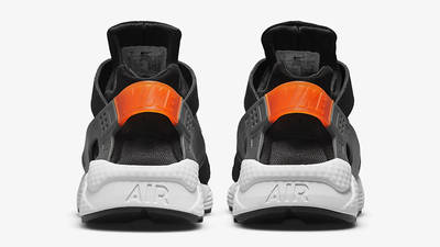 Nike Air Huarache Black Safety Orange DX2659-001 Back