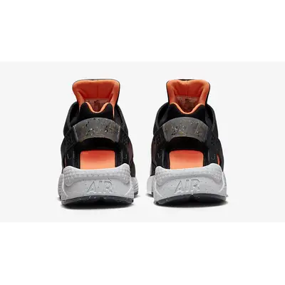 Nike Air Huarache Crater Black Orange DQ5013-001 Back
