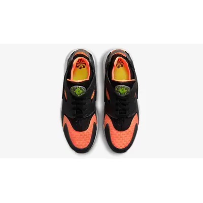 Nike Air Huarache Crater Black Orange DQ5013-001 Top