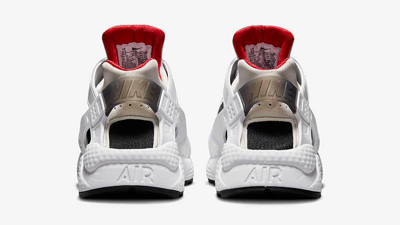 Nike Air Huarache White Black Red DV6018-100 Back