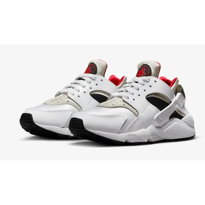 Huarache red white and black best sale