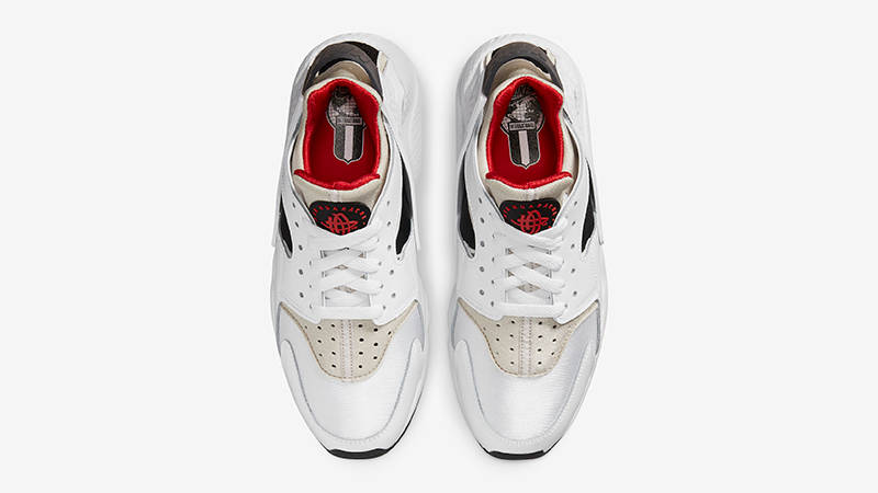 Nike Air Huarache White Black Red DV6018-100 Top
