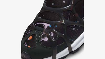 Nike Air Kukini Paint Splatter Black Closeup 1