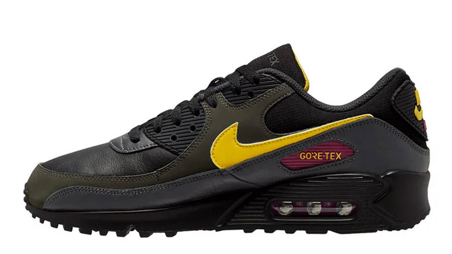 Nike Air Max 90 GORE-TEX Black Yellow Khaki DJ9779-001