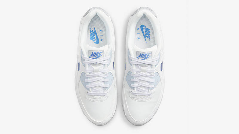 Nike Air Max 90 White Blue DX0115-100 Top