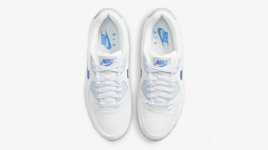 Nike Air Max 90 White Blue | Where To Buy | DX0115-100 | The Sole Supplier