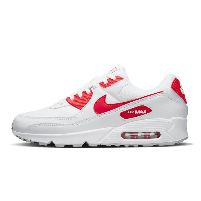 Nike Air Max 90 White Red | Where To Buy | DX8966-100 | The Sole Supplier