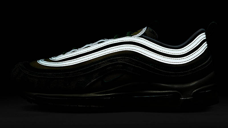 Nike Air Max 97 Camo Teal Green DX3946-100 in dark