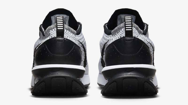 Nike Air Max Flyknit Racer Black White Back