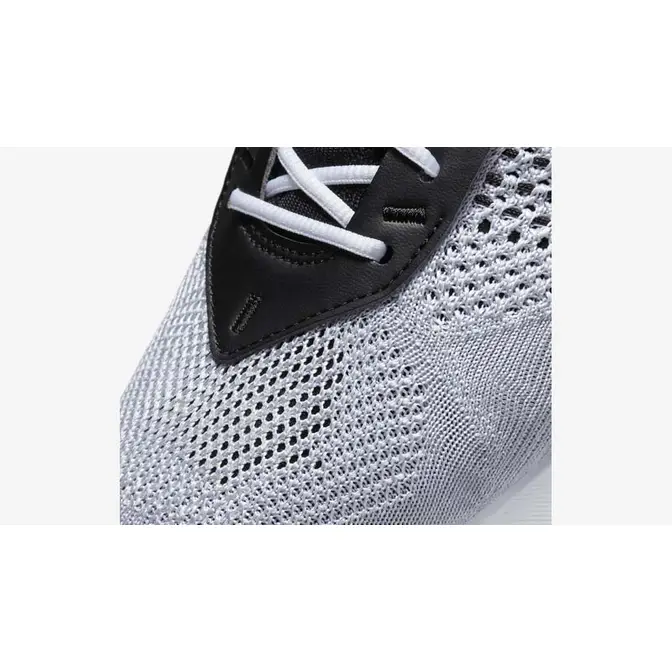 Nike Bone Air Max Flyknit Racer Black White Closeup 1