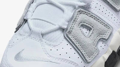 Nike Air More Uptempo White Grey Black DZ4516-100 Detail