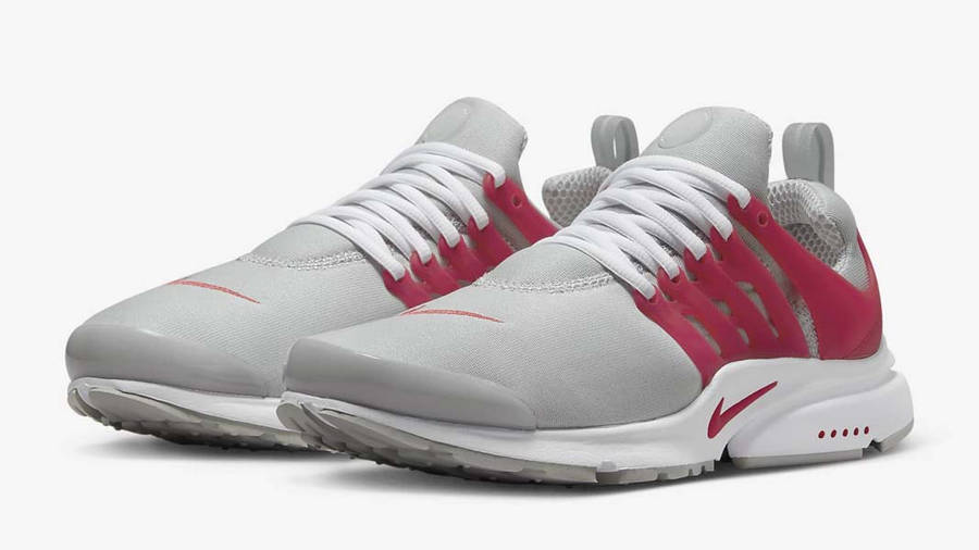 Nike Air Presto Grey Red Front