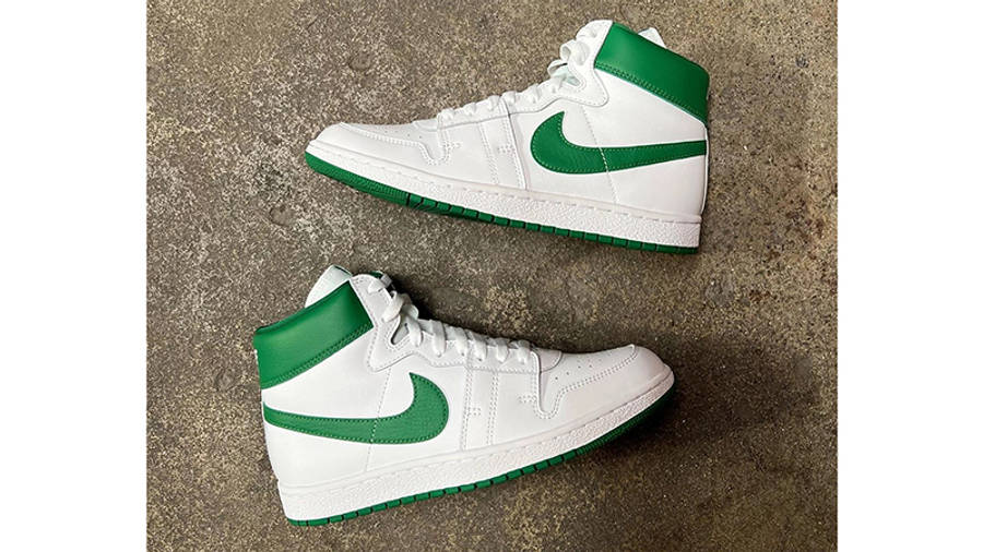 Nike Air Ship White Green Side