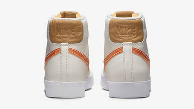 Nike Blazer Mid 77 Inspected By The Swoosh Hot Curry White DQ7674-001 Back