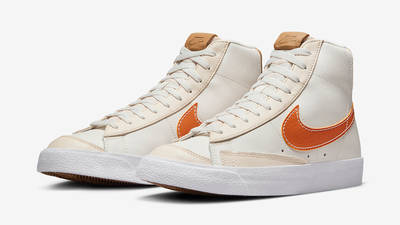 Nike Blazer Mid 77 Inspected By The Swoosh Hot Curry White DQ7674-001 Side