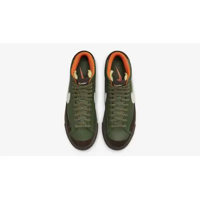 who designed nike air force 1 women Army Olive DZ5176-300 Top