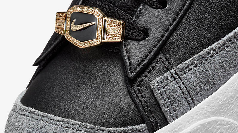 Nike Blazer Mid World Champ Black Purple DQ8767-001 Detail